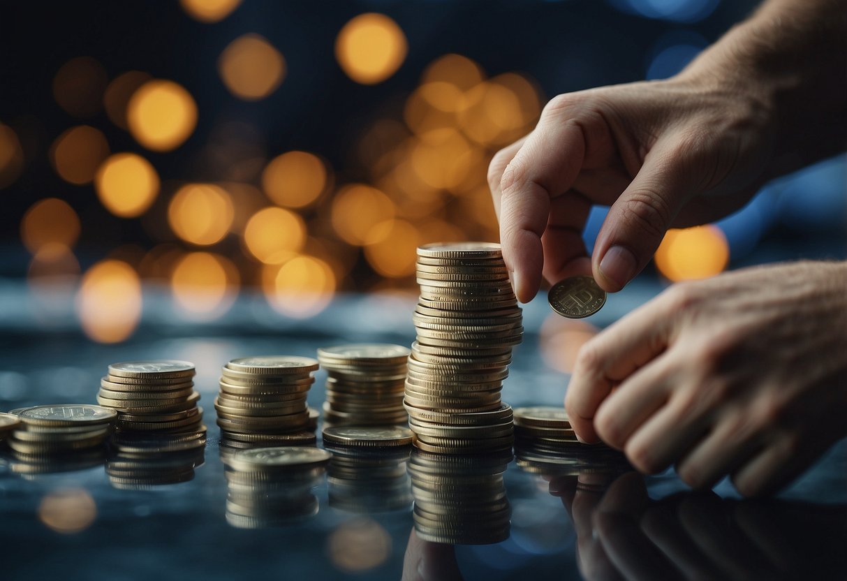 A person creating multiple streams of income through innovative methods without spending much money