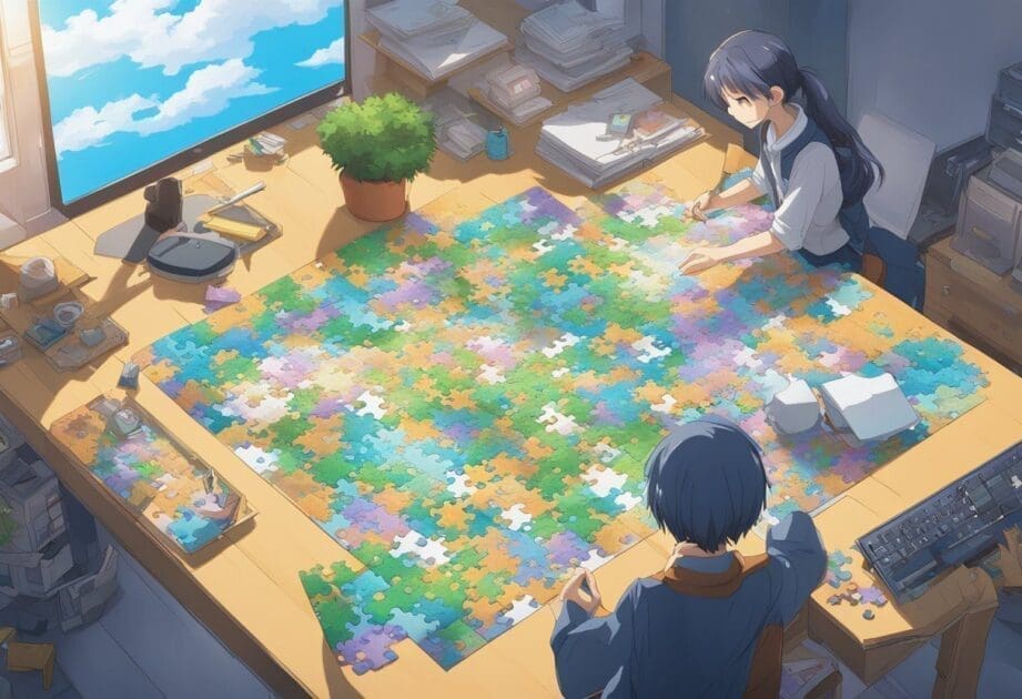 A puzzle being solved with ease, showcasing key skills development