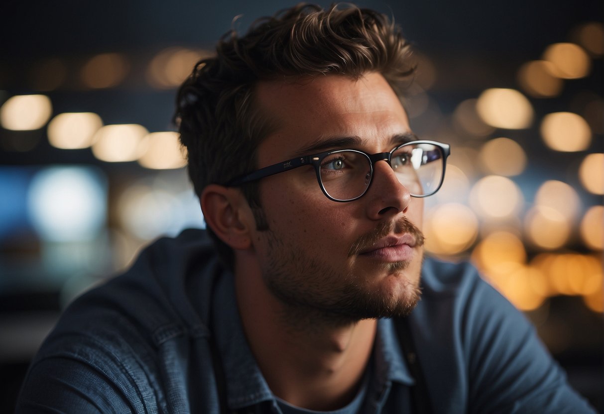 A focused person eliminating multitasking and procrastination to achieve their goals easily