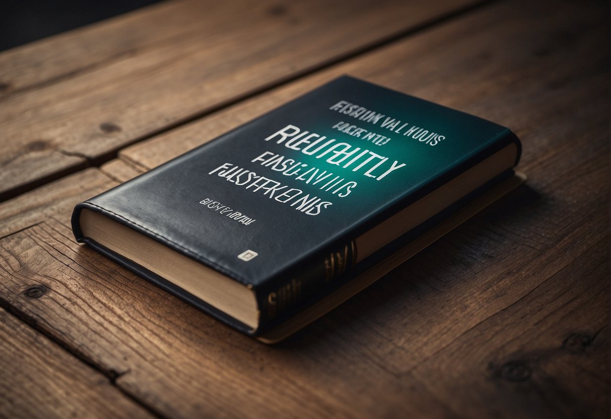 A book cover with bold text "Frequently Asked Questions Inovação Disruptiva" and a small image of a ripple effect symbolizing small changes making a big difference